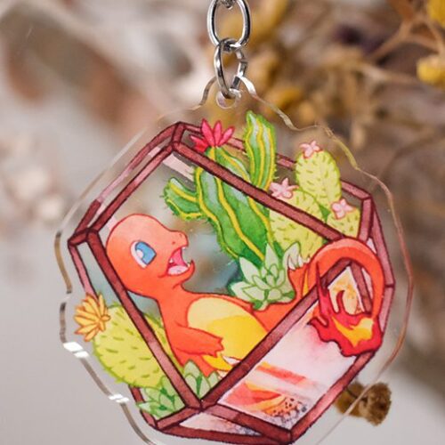 Terrarium Keychain - Salamèche