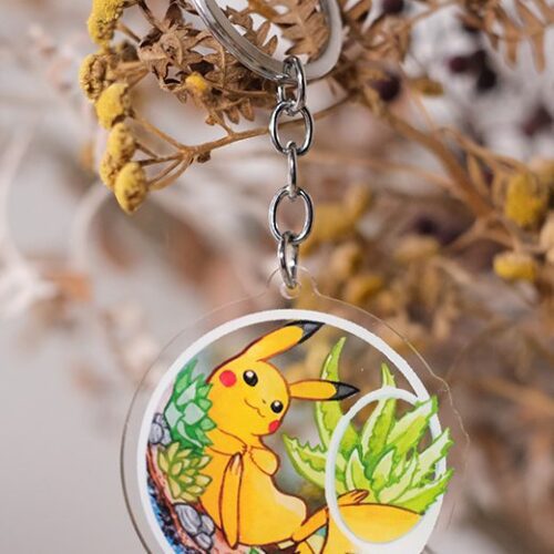 Terrarium Keychain - Pikachu – Image 2